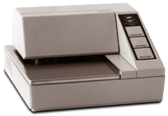Receipt type printer for weighing scale interfacing