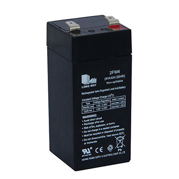 Rechargeable lead acid battery for weighing scales