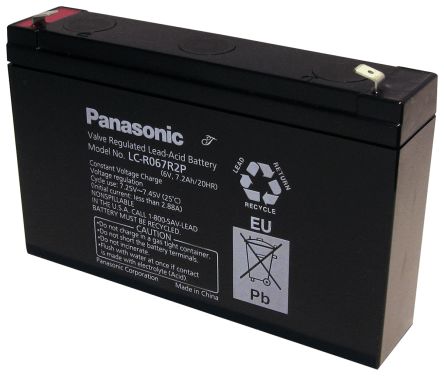 Sealed lead acid battery for weighing scales